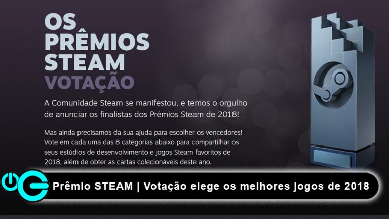 Premiação reúne os melhores games de 2018. Foto: Reprodução STEAM.