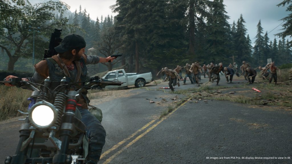 Days Gone: A correria zumbi corre na frente no mês de abril. Imagem: divulgação.
