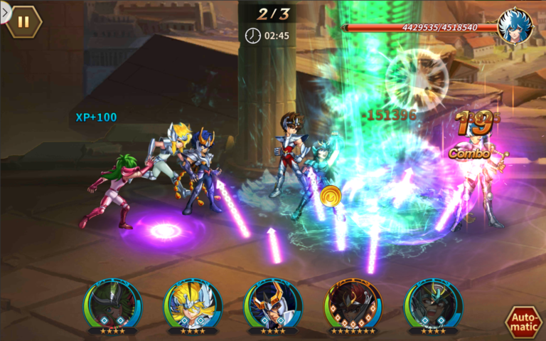 Imagem do novo game de CDZ: Saint Seiya: Galaxy Spirits