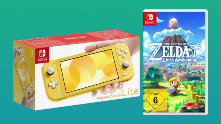 Switch Lite e Link's Awakening: o par perfeito da Nintendo (Fonte: Montagem/Reprodução)