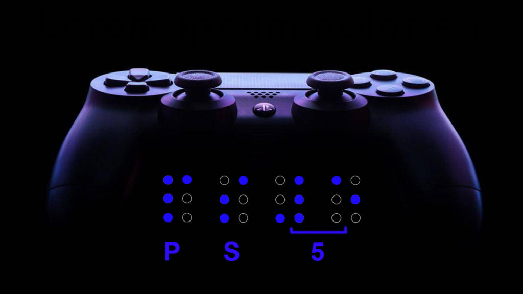 ps5 joystick braille