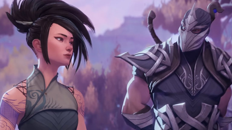Akali and Shen legends of runeterra