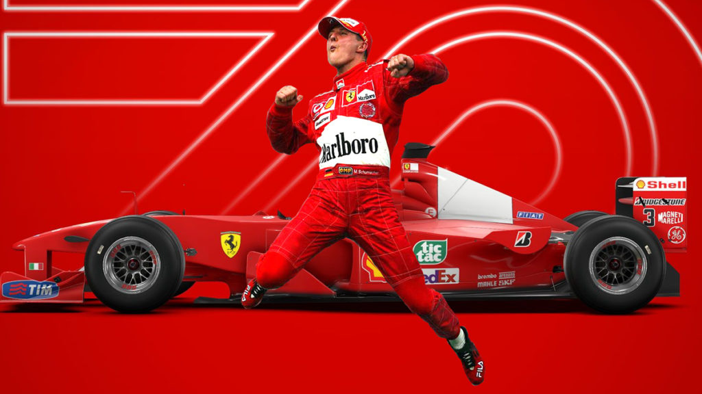 F1 2020 Shcumacher and Ferrari