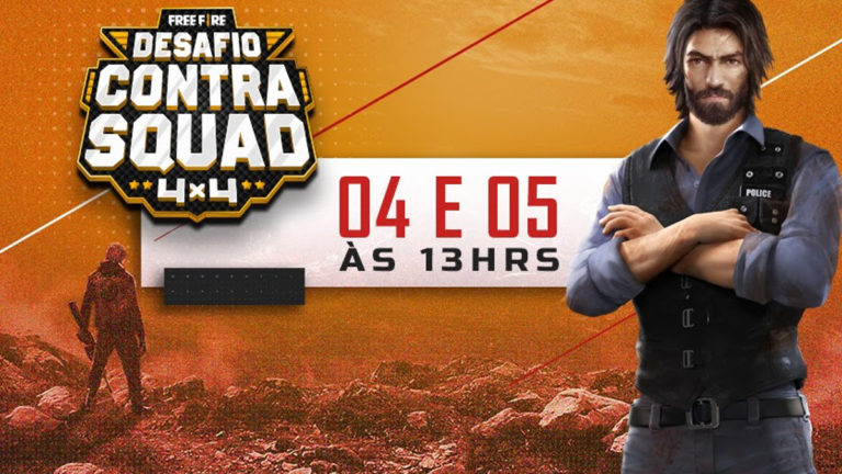 Desafio contra squad free fire