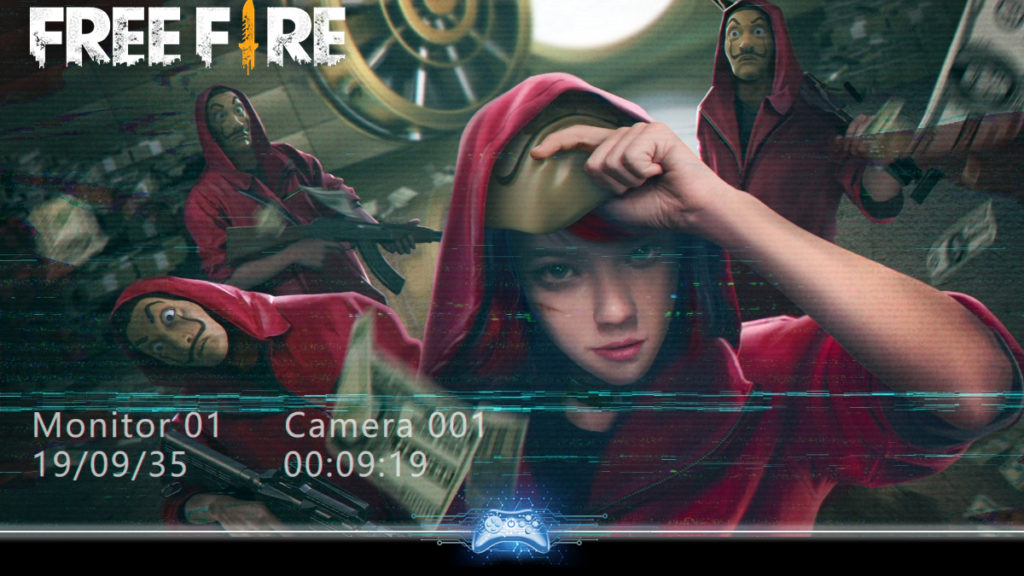 Free Fire e La Casa de papel