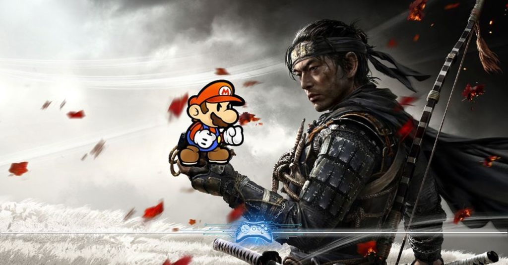 Ghost of Tsushima Paper Mario Origami King