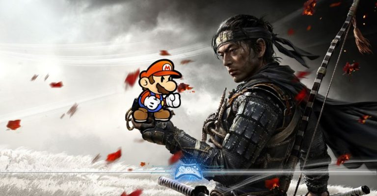 Ghost of Tsushima Paper Mario Origami King