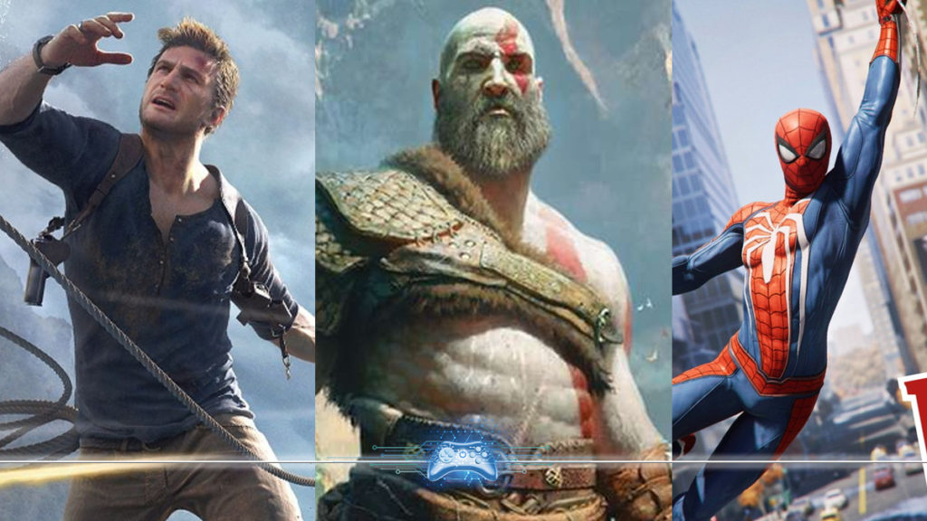 jogos kratos spider mna uncharted