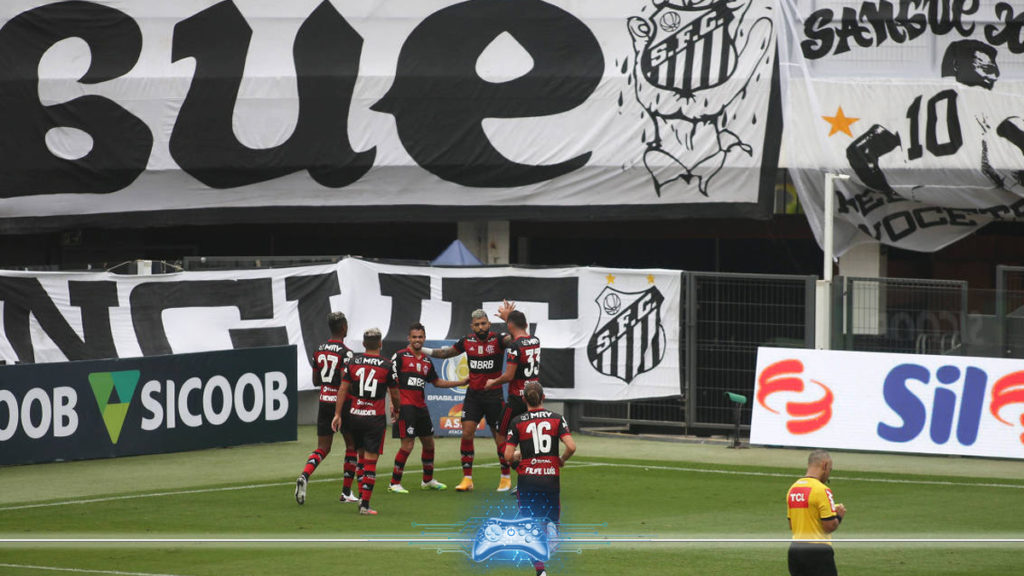 gabigol santos vs fla