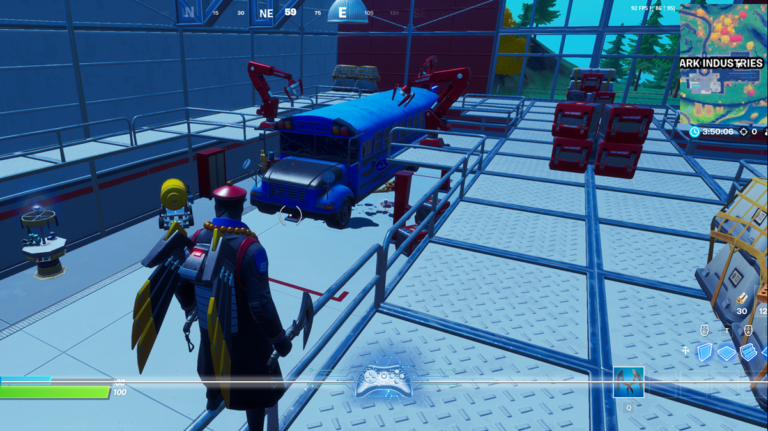 Fortnite Battle Bus Tony Stark