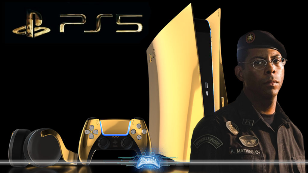 PS5 dourado