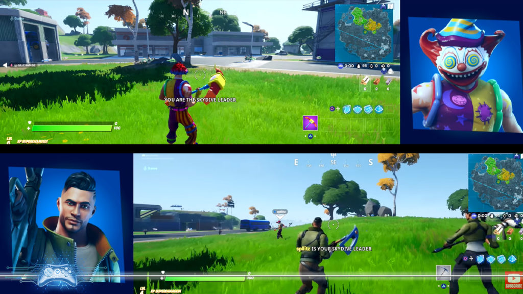 Fortnite tela split