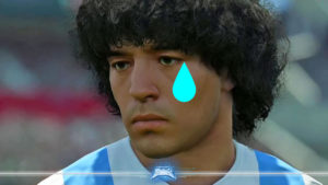 Porque lloras maradona