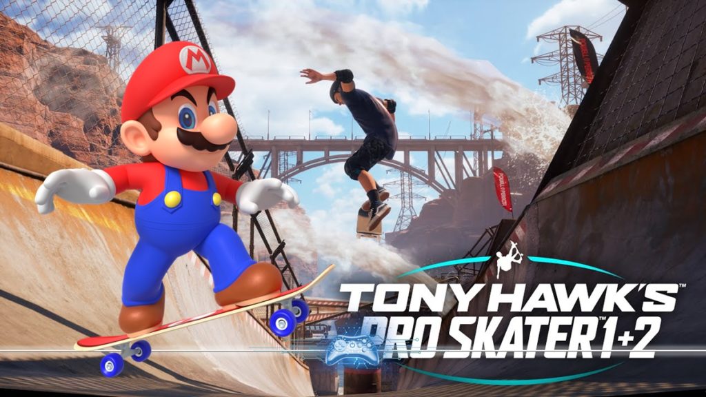 Tony Hawk Super Mario