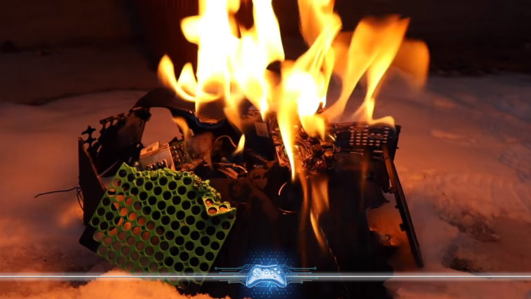 xbox series X é destruído por youtuber
