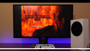 God of War no Series X|S Imagem: Reprodução