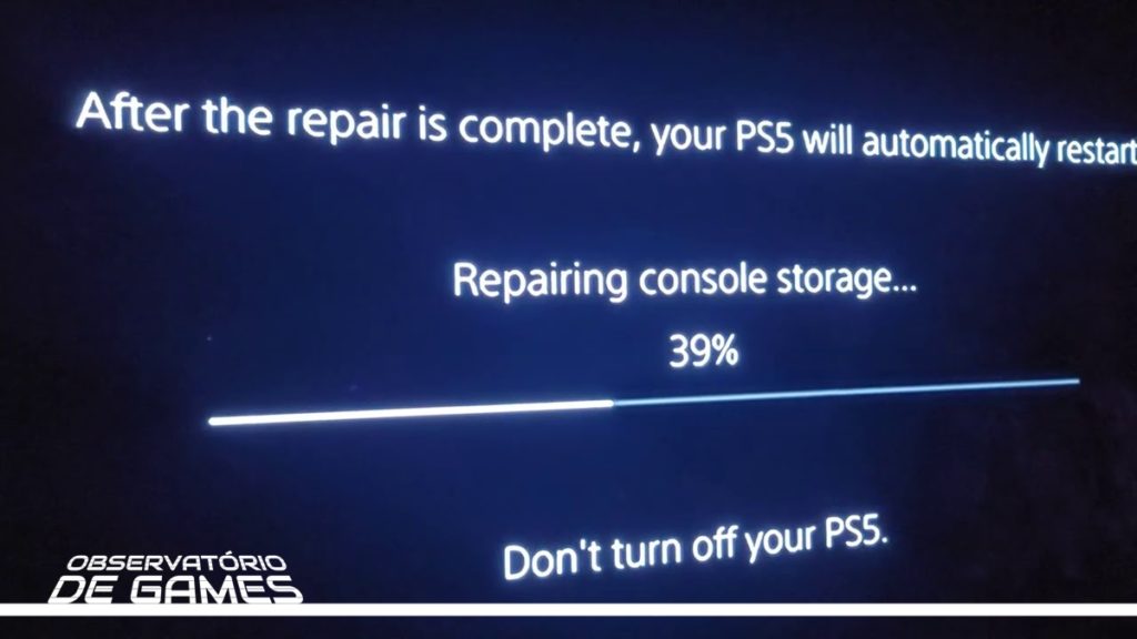 Playstation 5 error