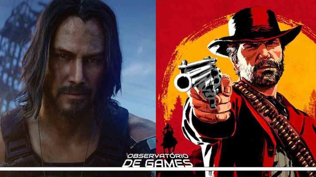cyberpunk 2077 e red dead 2 Imagem: Montagem