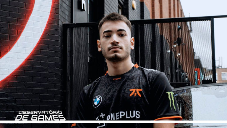 Jovirone, streamer atualmente pela FNatic Imagem: Reprodução