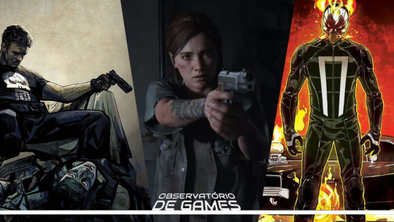 Justiceiro, Ellie e Ghost Rider. Imagem: Montagem