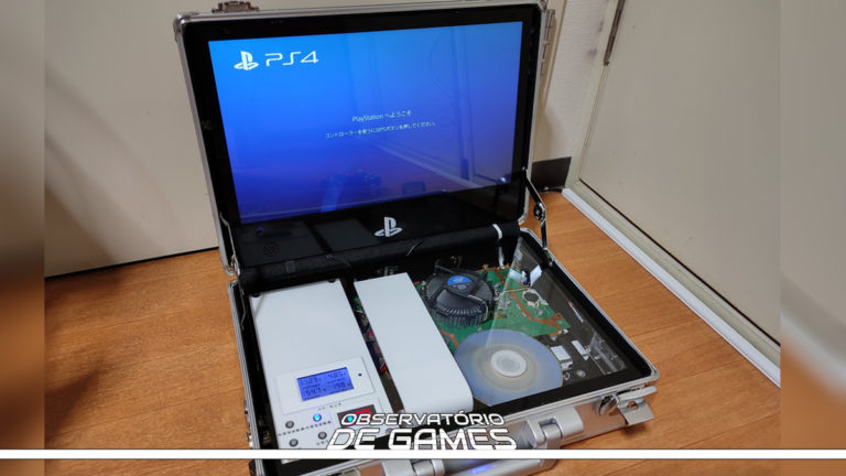 Playstation 4 portátil Imagem: Reprodução