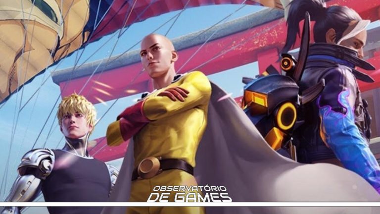 free fire x One Punch-Man Imagem: Divulgação
