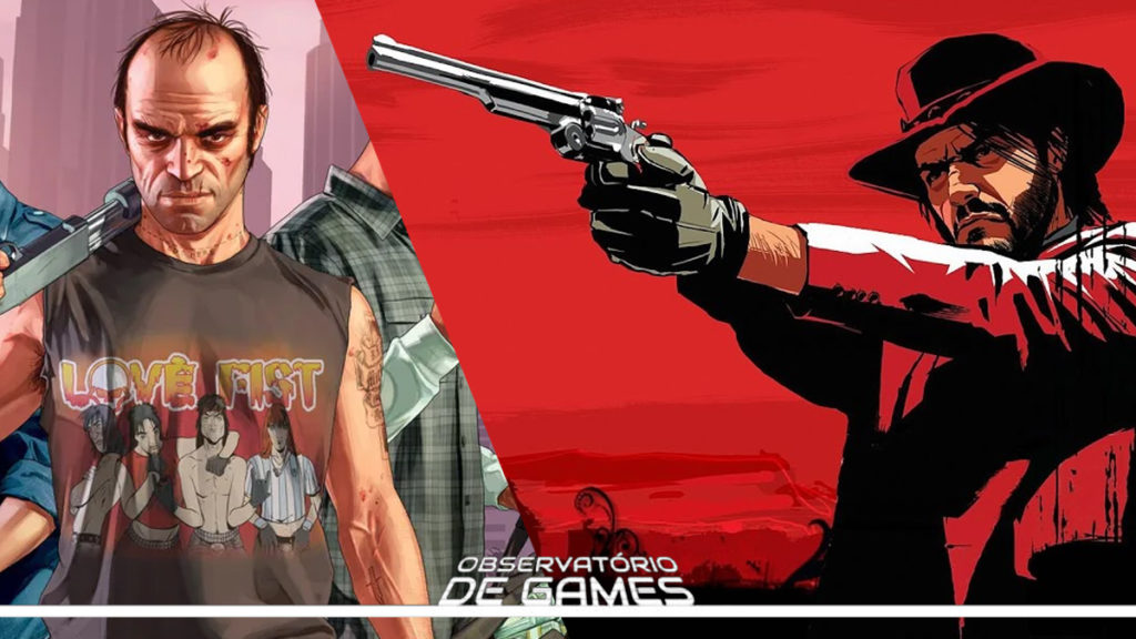 gta v e red dead man of blackwater. Imagem: Montagem