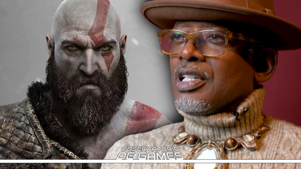 TC Carson e Kratos. Imagem: Montagem