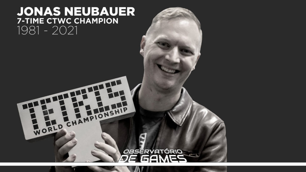 Jonas foi heptacampeão mundial de tetris. Imagem: Reprodução