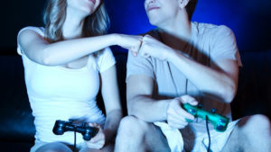 Casal gamer
