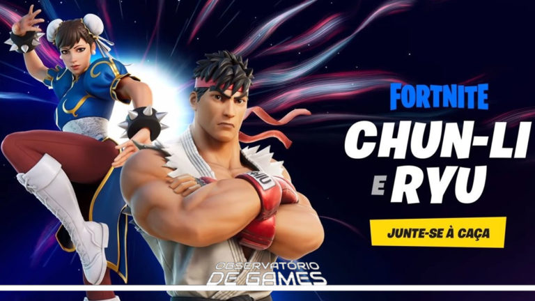 fortnite - street fighter. Imagem: Divulgação