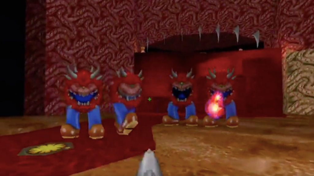 Doom Cacodemons Mario Legs