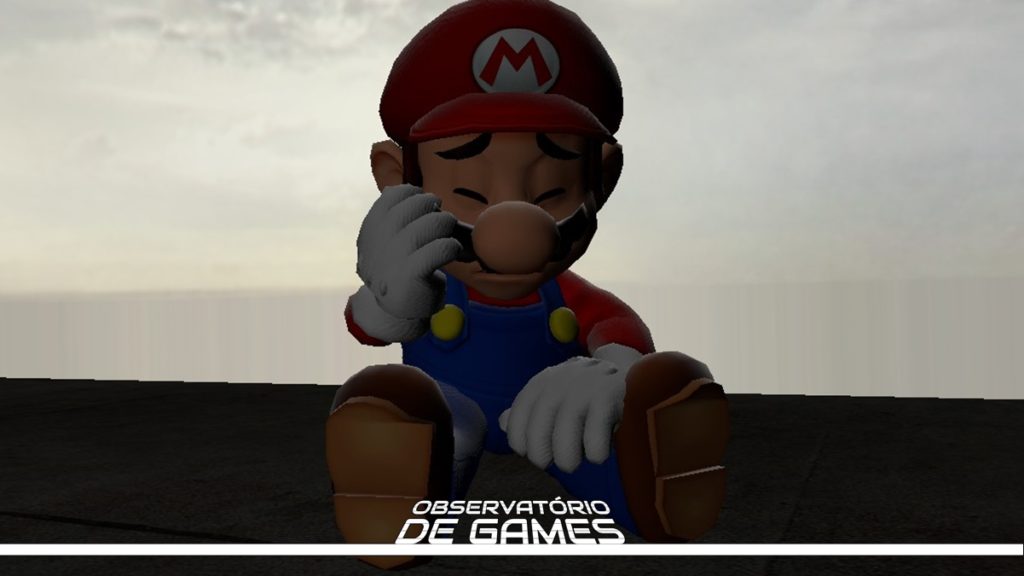 Mario chorando