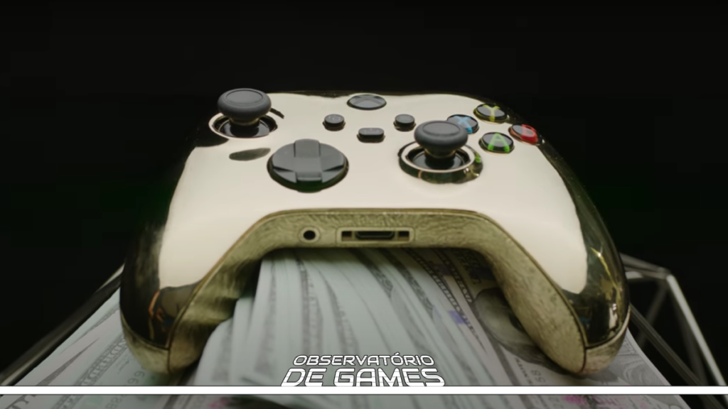 Xbox Controle de Ouro