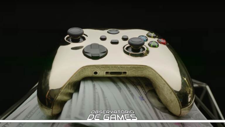 Xbox Controle de Ouro