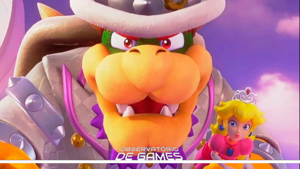 Bowser em Super Mario Oddysey. Imagem/Créditos: Nintendo