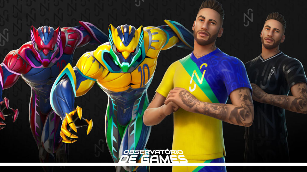 Neymar Jr. em Fortnite. (Imagem/Créditos: Epic Games)