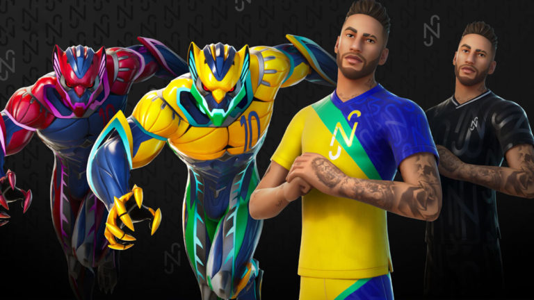 Neymar Jr. em Fortnite. (Imagem/Créditos: Epic Games)