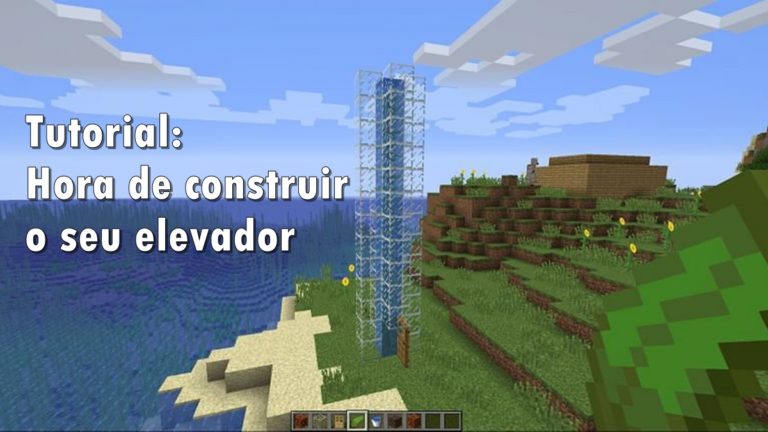 Minecraft Como criar um Elevador
