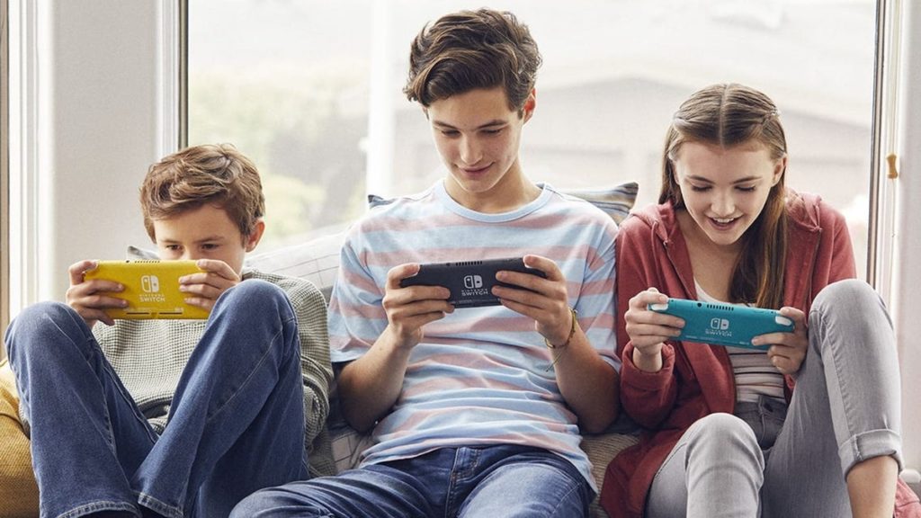 Nintendo Switch Lite jogadores