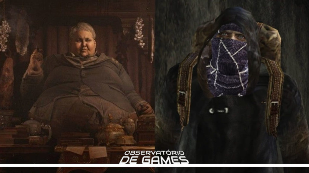 Os mercadores de Resident Evil (Imagem/Montagem - Capcom)