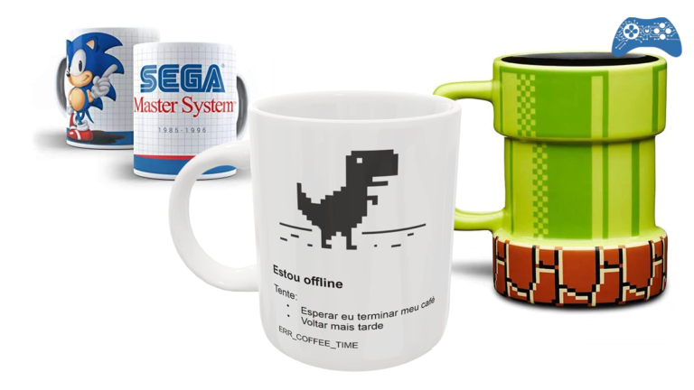 Canecas Gamer presente