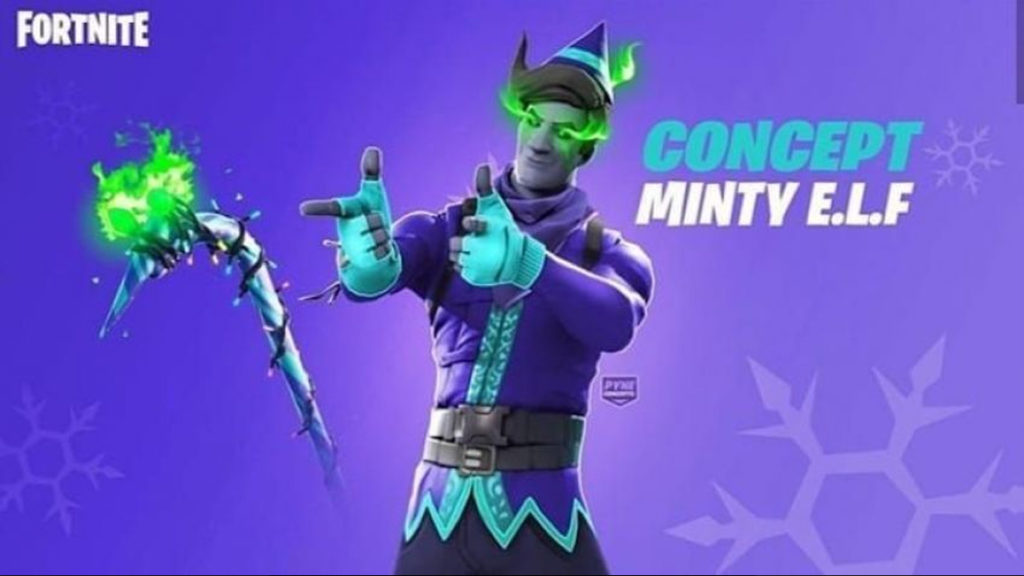 Fortnite pack mint elf