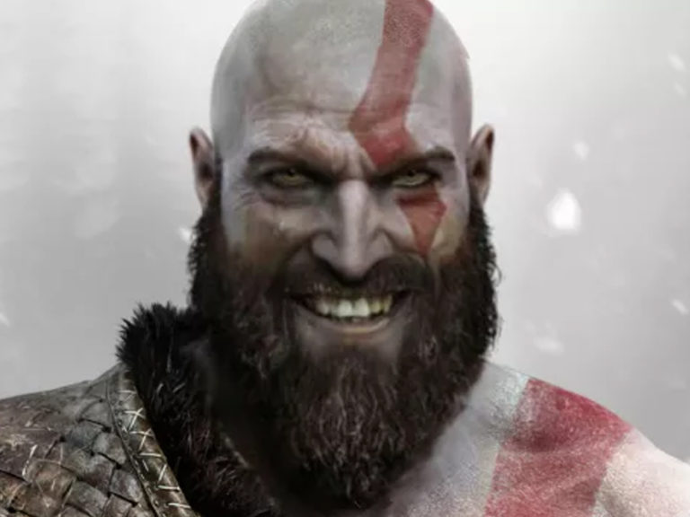 Kratos rindo