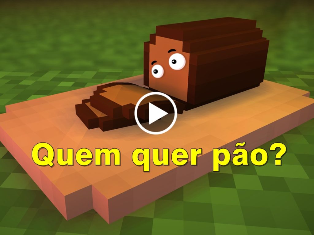 Minecraft como fazer pão no jogo