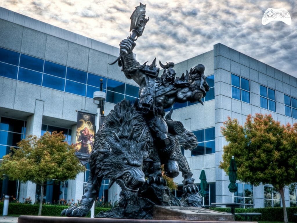 World of Warcraft Estatua Blizzard