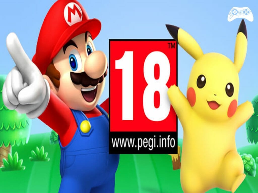 Mario e Pokemon PEGI 18