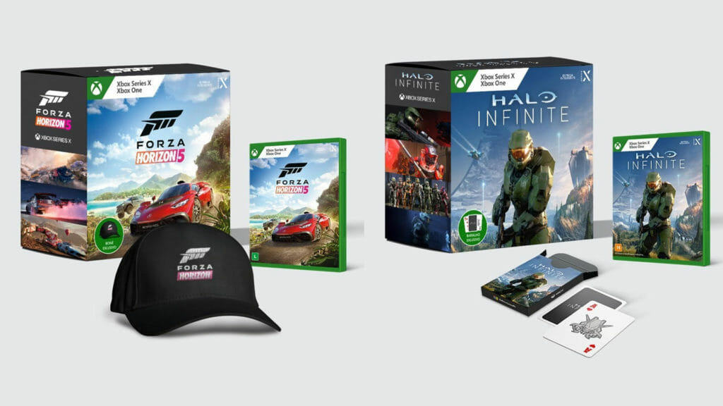 Packs exclusivos para Halo Infinite e Forza Horizon 5