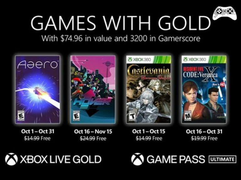 Xbox gratuito outubro 2021
