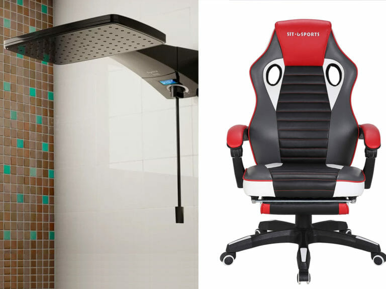 chuveiro Digital e Cadeira gamer